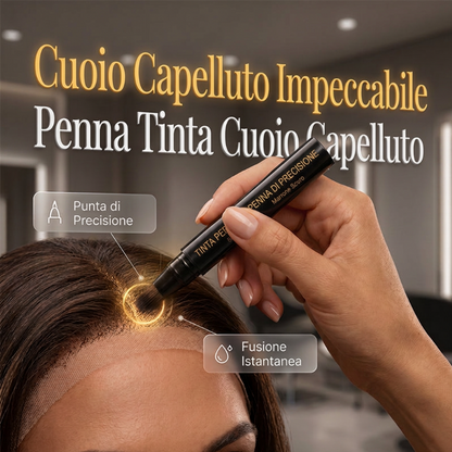 🥳SVENDITA HOT 2026🥳💞OLTRE 50.000 PEZZI VENDUTI! 🖊️💇 SCONTO DEL 50%! Penna Professionale Precision Lace Tint: nasconde nodi e griglie del pizzo, asciuga velocemente. Tinta naturale che si fonde al cuoio capelluto, per parrucche con finitura perfetta! 🛡️✅