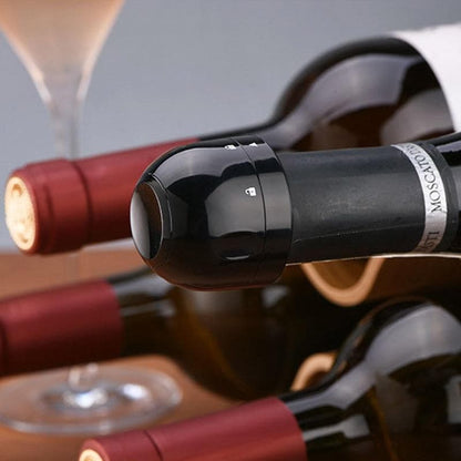 🍷 Tappi Ermetici in Silicone per Vino, Champagne & Birra – Chiusura Rotante, Conservazione Bollicine, Silicone Alimentare ABS – Idea Regalo 🎁🥂