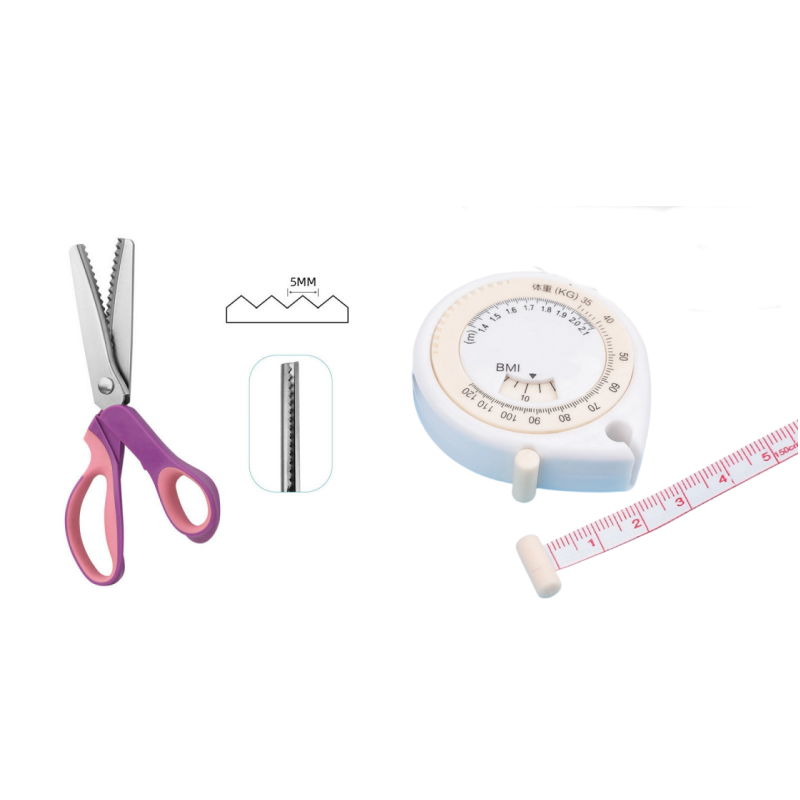 🔥SALDI CALDI 50% DI SCONTO🎁✂️ Forbici a zig‑zag – Acciaio inox, manici ergonomici imbottiti – Perfette per cucito, trapunte e scrapbooking! 🧵💨