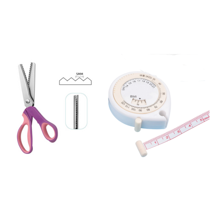 🔥SALDI CALDI 50% DI SCONTO🎁✂️ Forbici a zig‑zag – Acciaio inox, manici ergonomici imbottiti – Perfette per cucito, trapunte e scrapbooking! 🧵💨