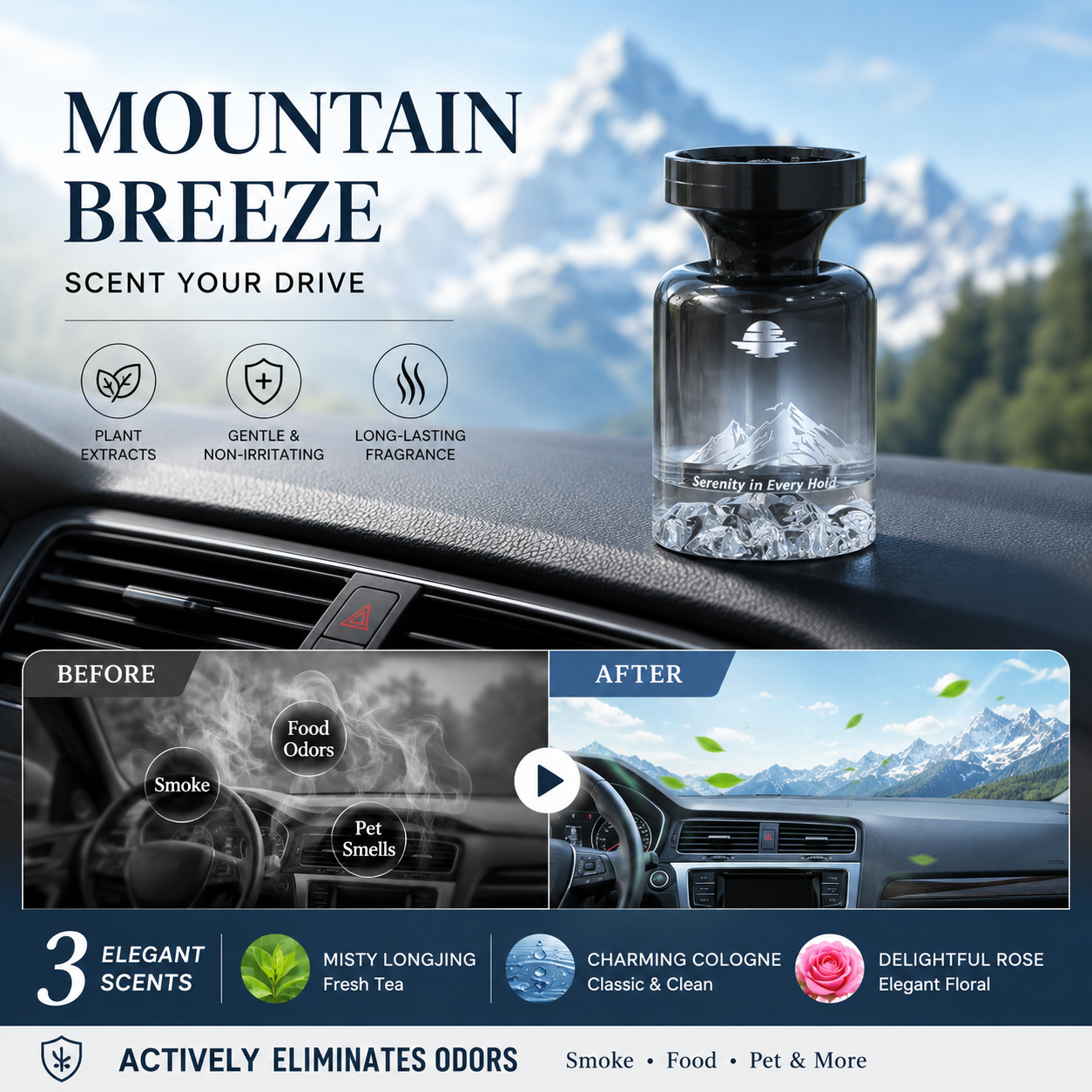 Deodorante per auto a lunga durata da 110 ml 🚗✨