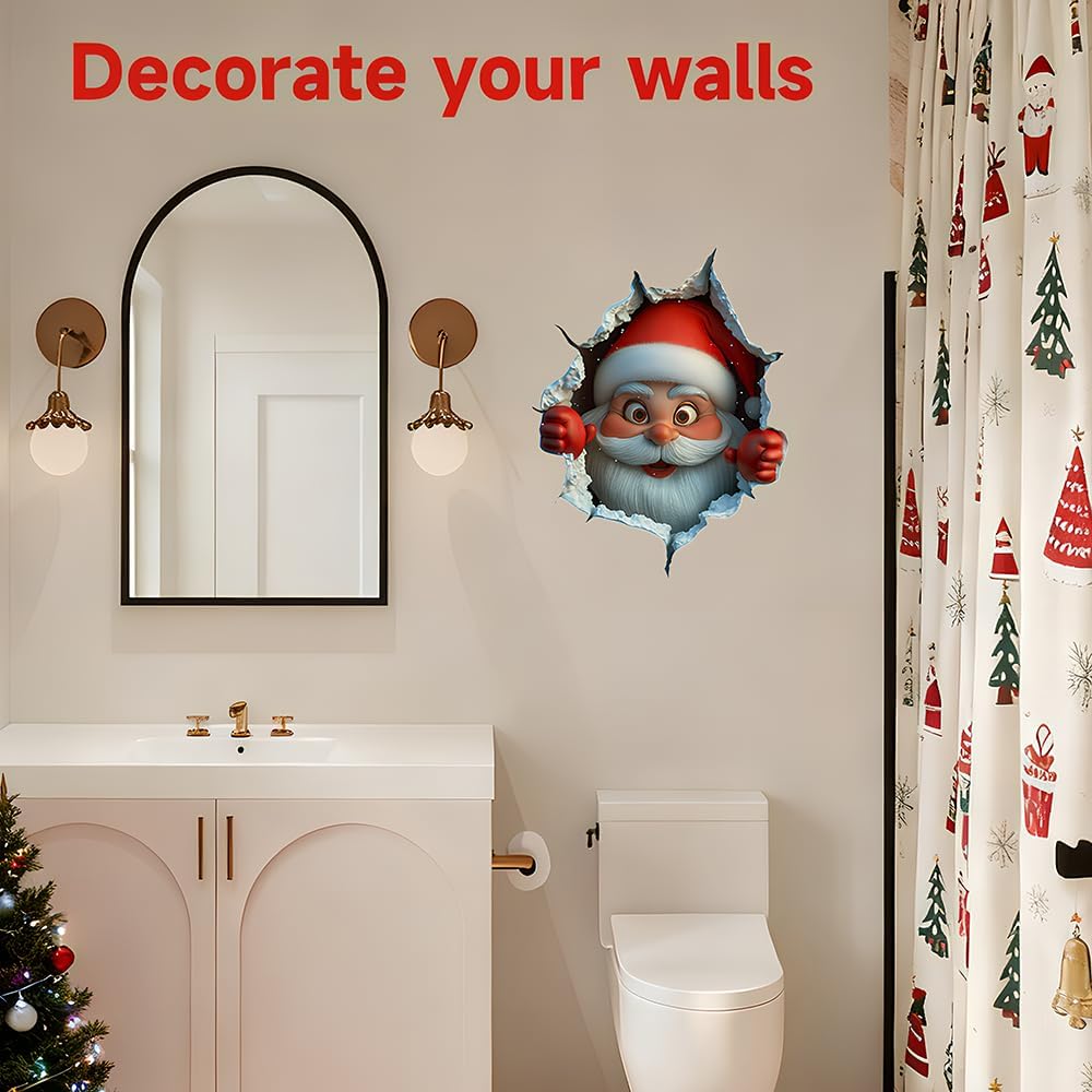 🎄Saldi natalizi 50% di sconto 🎅 Adesivi murali natalizi creativi