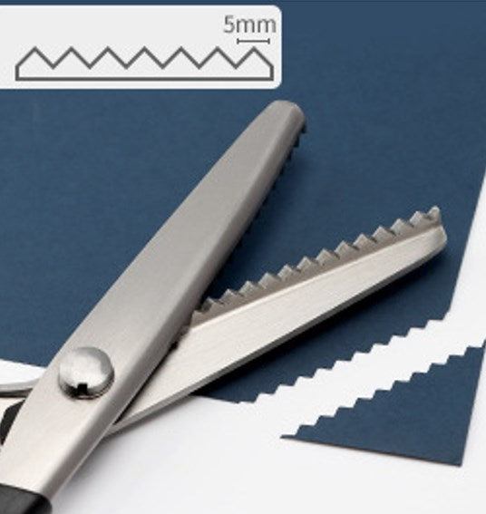 ✂️ Risparmi il 50%! 🧵 Forbici da cucito seghettate – Super affilate, tagli a zigzag e impugnatura confortevole ✨