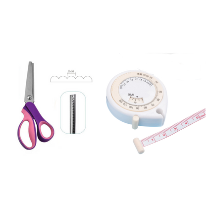 🔥SALDI CALDI 50% DI SCONTO🎁✂️ Forbici a zig‑zag – Acciaio inox, manici ergonomici imbottiti – Perfette per cucito, trapunte e scrapbooking! 🧵💨