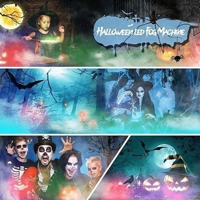 💨 ORA 50% DI SCONTO! ⚡ Macchina per nebbia a ultrasuoni con 12 LED – Produce nebbia fresca e luci colorate – Ideale per umidificatori, fontane o decorazioni di Halloween – Funziona silenziosamente sott'acqua 💧✨