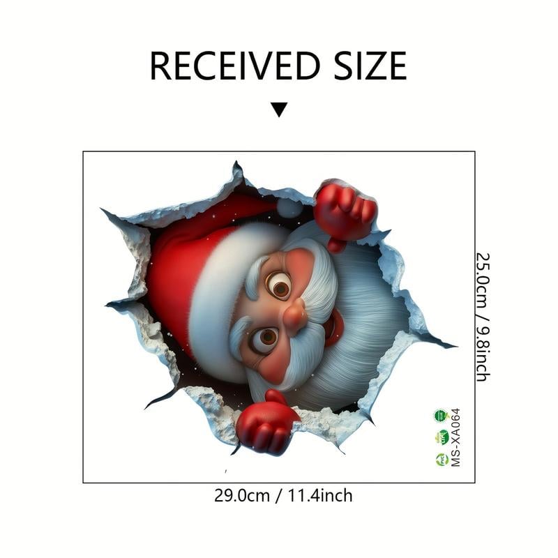 🎄Saldi natalizi 50% di sconto 🎅 Adesivi murali natalizi creativi