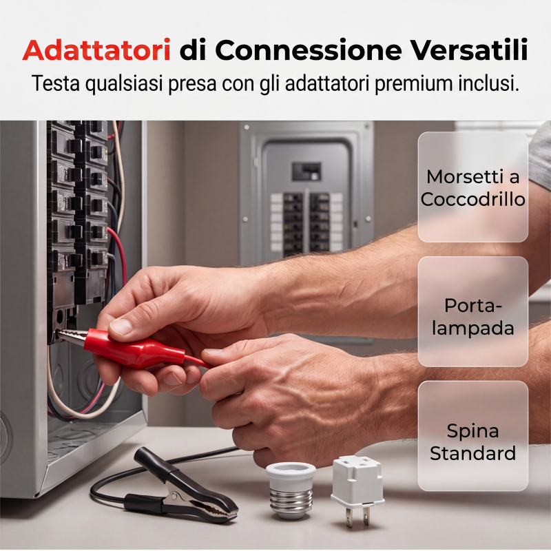 🔌 50% DI SCONTO! ⚡ Cercacircuiti Digitale & Tester per Prese – Trova fusibili e testa le prese in secondi – Sicuro e preciso per il fai-da-te 🛠️