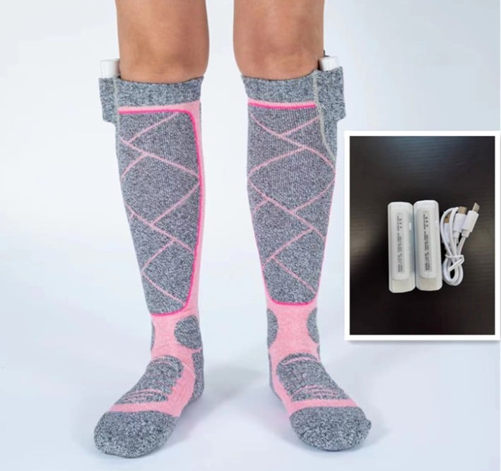 🥳PROMO 2026🥳💞Oltre 50.000 venduti! 🔥🧦 SCONTO DEL 50%! Calze riscaldanti ricaricabili – riscaldamento rapido in fibra di carbonio, batteria da 6000 mAh fino a 9 ore. Ideali per sci, escursioni e inverno! 🛡️✅