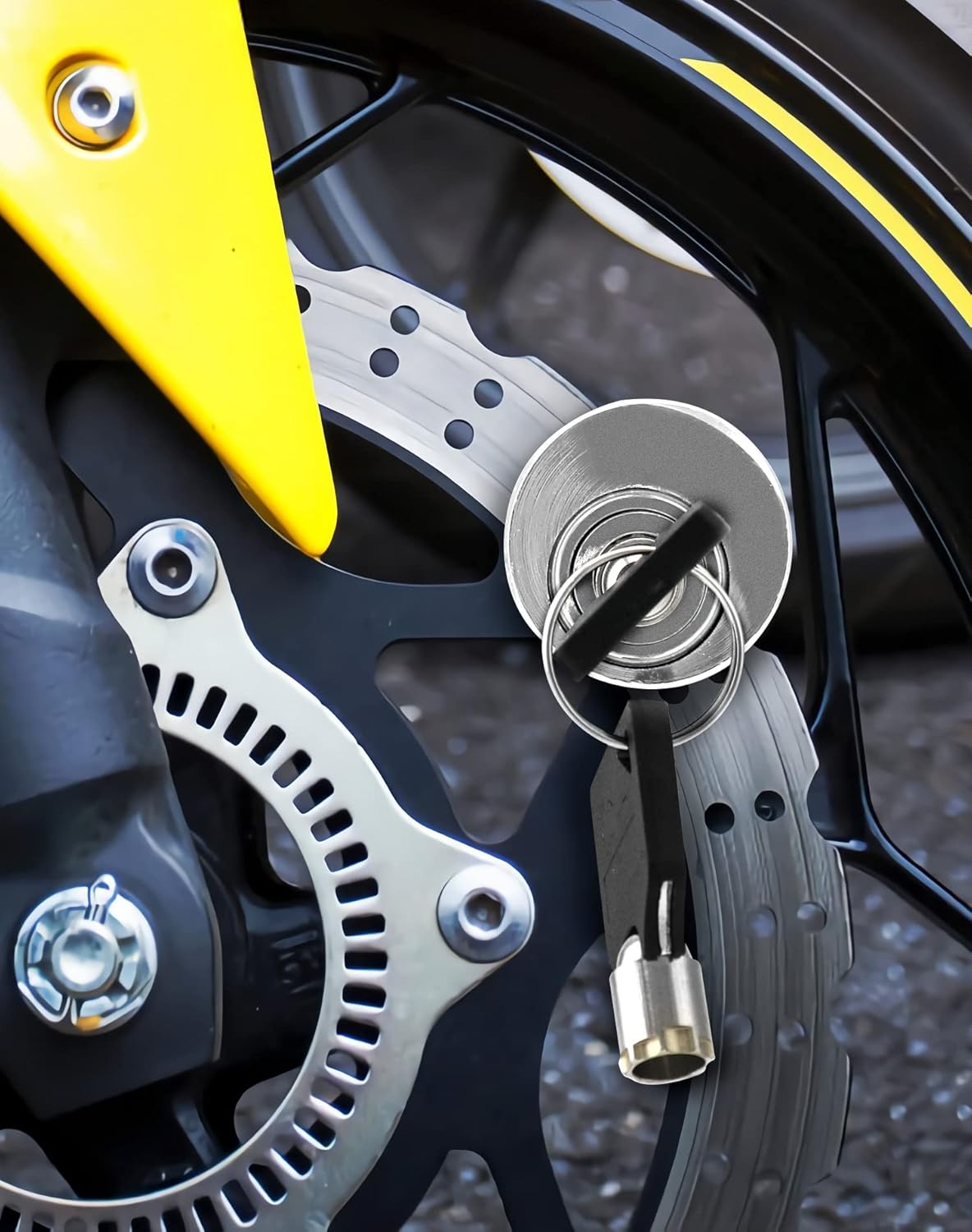 🔒 🏍️ Lucchetto a disco antifurto per motocicletta ✨