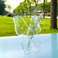 🦋 Vaso a Farfalla Trasparente – plastica cristallina con base stabile. Ideale per fiori, decorazioni da tavolo e regali! ✨💐