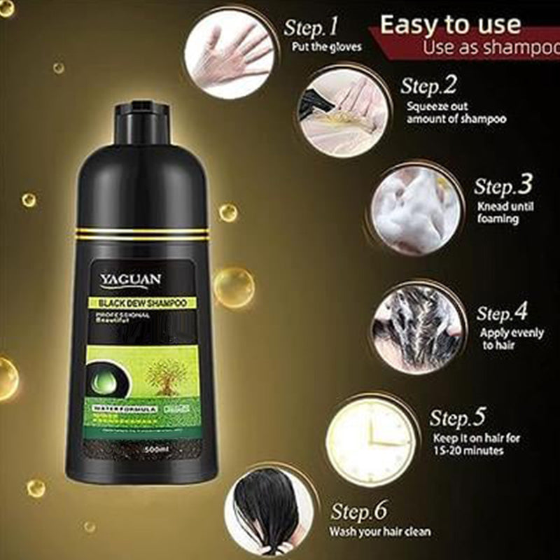 🔥OFFERTA SPECIALE: SCONTO DEL 50%🎁Shampoo a base vegetale per coprire i capelli grigi