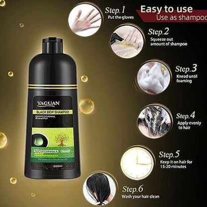 🔥OFFERTA SPECIALE: SCONTO DEL 50%🎁Shampoo a base vegetale per coprire i capelli grigi