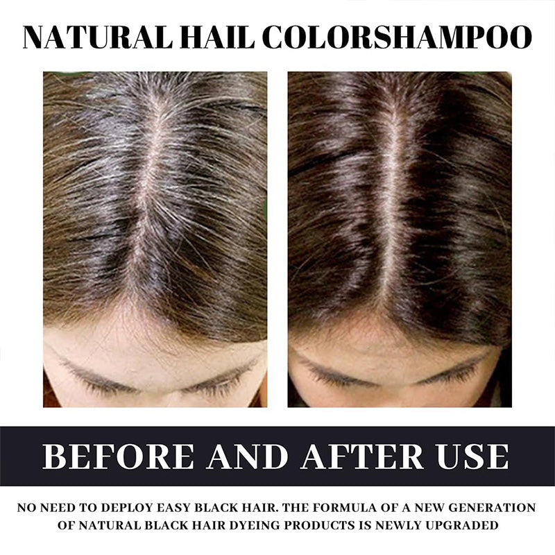 🔥OFFERTA SPECIALE: SCONTO DEL 50%🎁Shampoo a base vegetale per coprire i capelli grigi