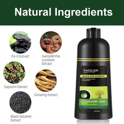 🔥OFFERTA SPECIALE: SCONTO DEL 50%🎁Shampoo a base vegetale per coprire i capelli grigi