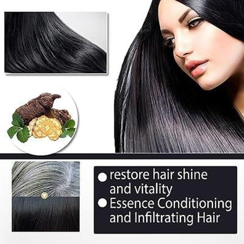 🔥OFFERTA SPECIALE: SCONTO DEL 50%🎁Shampoo a base vegetale per coprire i capelli grigi