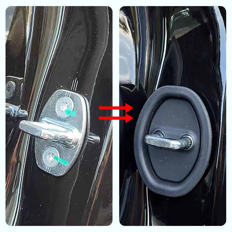 🔥Copertura in silicone per serratura portiera auto - Cuscinetto fonoassorbente