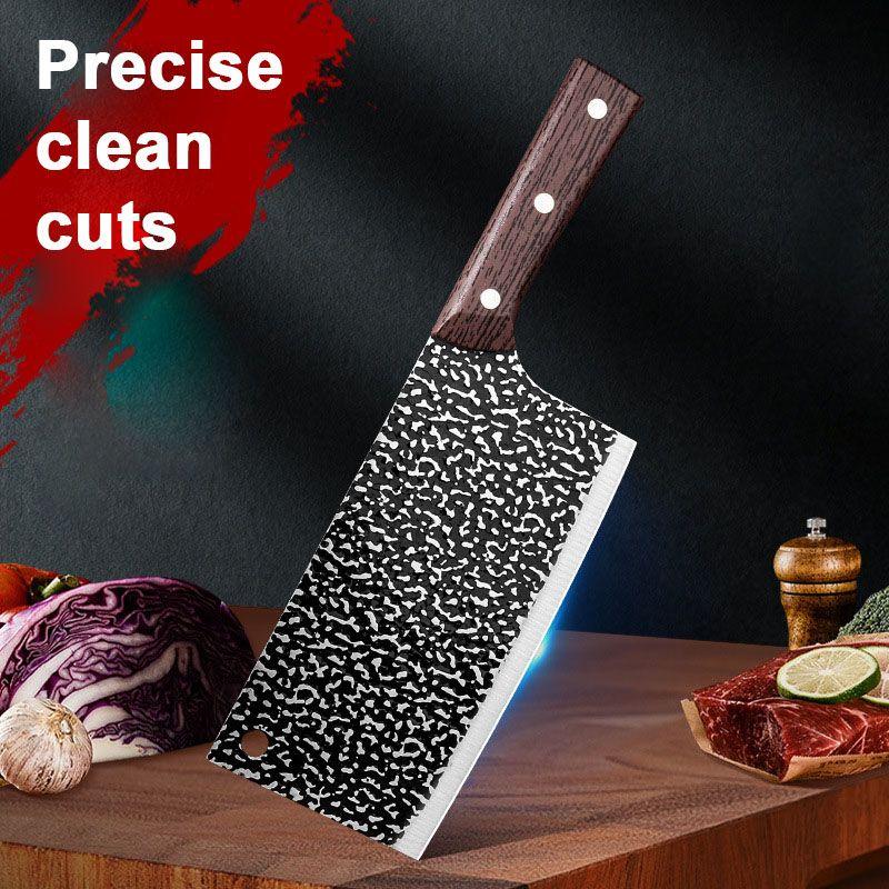 🔪🥬 Coltello da cucina forgiato in acciaio inossidabile di alta qualità