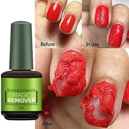 💅 Rimuovi Smalto Gel Magico 15 ml | Ammorbidisce e Solleva lo Smalto Gel in Circa 3 Minuti ⏱️ | Formula a Base d'Acqua, Applicazione Mirata 💧 | Formato Tascabile per Casa e Viaggio 🧳 | Solo per Uso sulle Unghie ⚠️