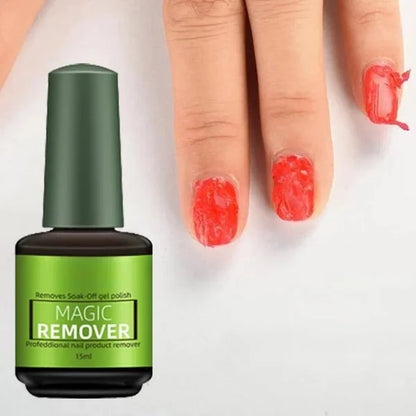 💅 Rimuovi Smalto Gel Magico 15 ml | Ammorbidisce e Solleva lo Smalto Gel in Circa 3 Minuti ⏱️ | Formula a Base d'Acqua, Applicazione Mirata 💧 | Formato Tascabile per Casa e Viaggio 🧳 | Solo per Uso sulle Unghie ⚠️