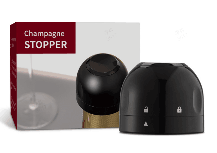🍷 Tappi Ermetici in Silicone per Vino, Champagne & Birra – Chiusura Rotante, Conservazione Bollicine, Silicone Alimentare ABS – Idea Regalo 🎁🥂