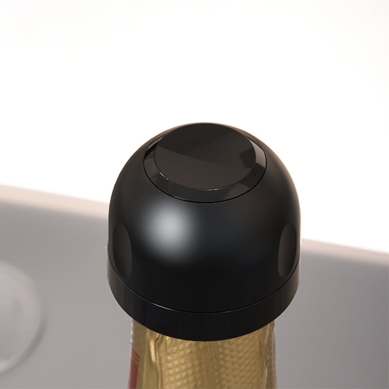 🍷 Tappi Ermetici in Silicone per Vino, Champagne & Birra – Chiusura Rotante, Conservazione Bollicine, Silicone Alimentare ABS – Idea Regalo 🎁🥂