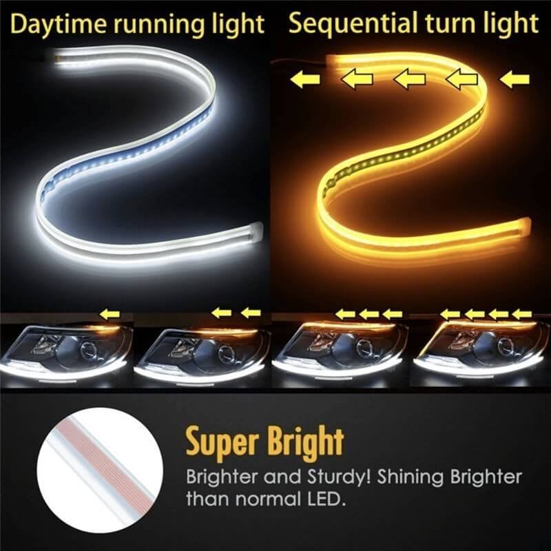 ⏳Sconto del 50% per tempo limitato⏰Frecce dinamiche LED per auto flessibili (2 Pezzi)🚗💡