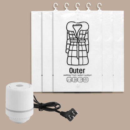 🎉 50% di sconto!✨ Sacchetti sottovuoto sospesi con pompa elettrica: risparmia il 75% di spazio e tempo in più!