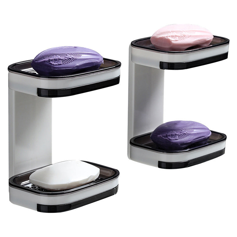 🧼✨ Portasapone a parete – 50% DI SCONTO! Installazione in 5 secondi, doppio drenaggio, senza forature: mantiene il sapone asciutto e lo fa durare di più. 💪