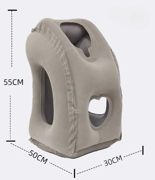 🧳 SCONTO 50%! 💤 Cuscino da Viaggio Gonfiabile – Comfort Ergonomico e Portatile ✨