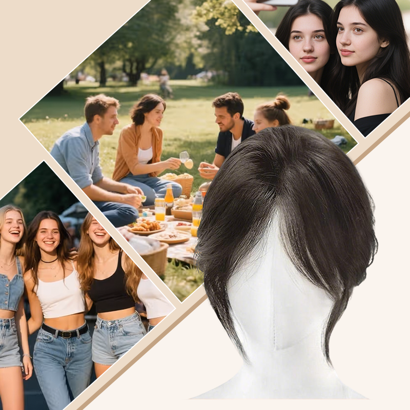 👰Discreet Fix for Thin Edges? Clip-On Bangs That Look 100% Real