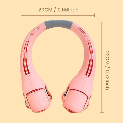 🍃🍃 Sconto del 50% per un periodo limitato 🌪️  Ventilatore portatile da collo a bassa rumorosità per l'estate