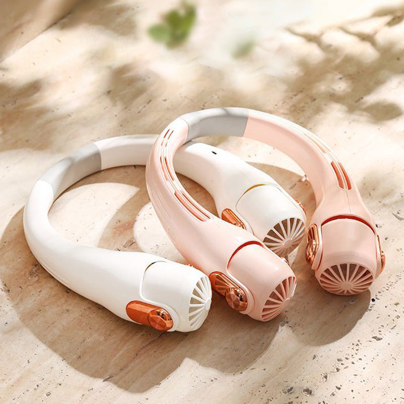 🍃🍃 Sconto del 50% per un periodo limitato 🌪️  Ventilatore portatile da collo a bassa rumorosità per l'estate