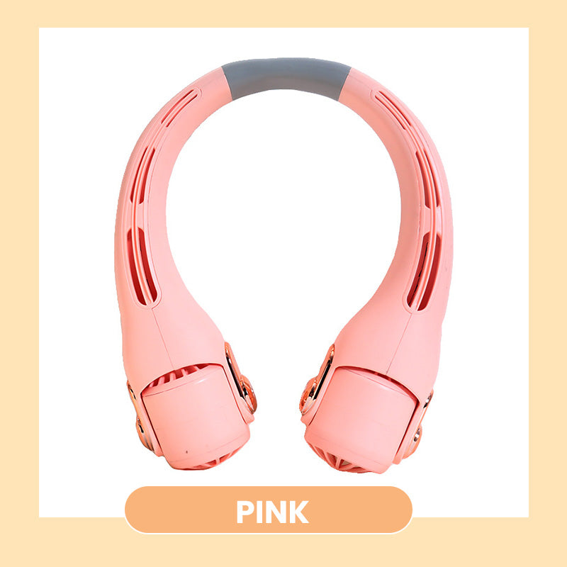 🍃🍃 Sconto del 50% per un periodo limitato 🌪️  Ventilatore portatile da collo a bassa rumorosità per l'estate