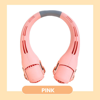 🍃🍃 Sconto del 50% per un periodo limitato 🌪️  Ventilatore portatile da collo a bassa rumorosità per l'estate