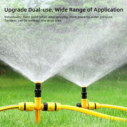 🏡ACQUISTA 1, RICEVI 1 GRATIS✨ Sistema di Irrigazione Automatico Rotante a 360° – Irrigatore da Giardino per Giardino, Prato e Terrazza 🌿💦