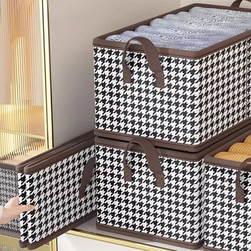 👖 Organizzatore pieghevole per jeans per armadio – Risparmia il 60% di spazio e trova i pantaloni in 1 secondo! 🏠