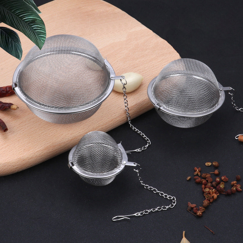 🍵✨Filtro per spezie e tè in acciaio inox 304 (3 pezzi)