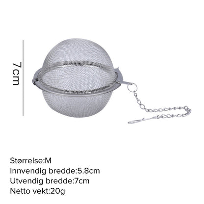 🍵✨Filtro per spezie e tè in acciaio inox 304 (3 pezzi)