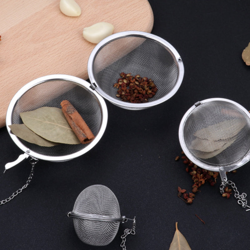 🍵✨Filtro per spezie e tè in acciaio inox 304 (3 pezzi)