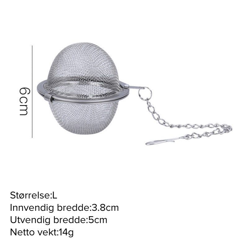 🍵✨Filtro per spezie e tè in acciaio inox 304 (3 pezzi)