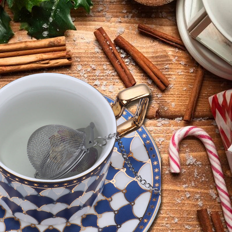 🍵✨Filtro per spezie e tè in acciaio inox 304 (3 pezzi)