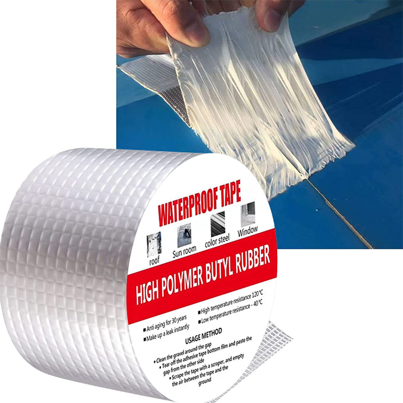 🛠️ Nastro Riparazione in Alluminio Alta Resistenza | Impermeabile e Anti-Perdite 💧 | Resiste a Calore, UV e Pioggia ☀️ | per Tetti, Tubature e Auto 🏠 | 4 Misure, 10 m 📏