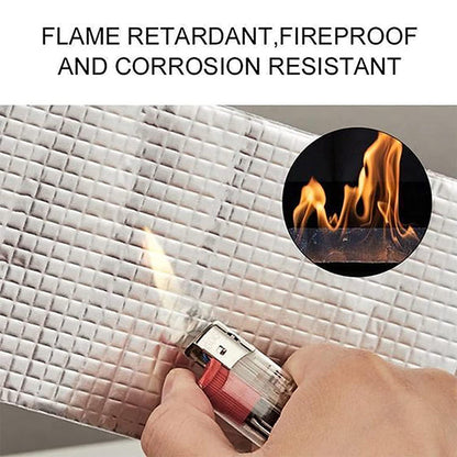 🛠️ Nastro Riparazione in Alluminio Alta Resistenza | Impermeabile e Anti-Perdite 💧 | Resiste a Calore, UV e Pioggia ☀️ | per Tetti, Tubature e Auto 🏠 | 4 Misure, 10 m 📏