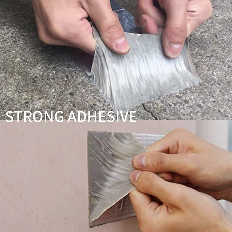🛠️ Nastro Riparazione in Alluminio Alta Resistenza | Impermeabile e Anti-Perdite 💧 | Resiste a Calore, UV e Pioggia ☀️ | per Tetti, Tubature e Auto 🏠 | 4 Misure, 10 m 📏