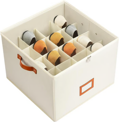 👟 Organizzatore per scarpe, 16 scomparti, salvaspazio