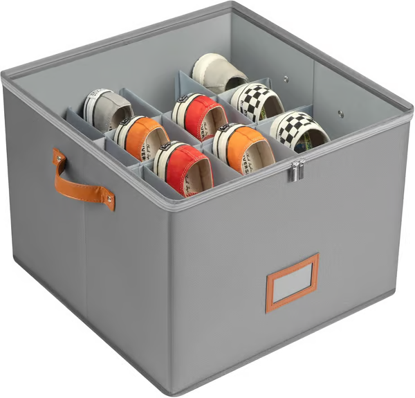 👟 Organizzatore per scarpe, 16 scomparti, salvaspazio