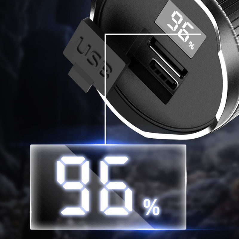Torcia portatile potente a lungo raggio