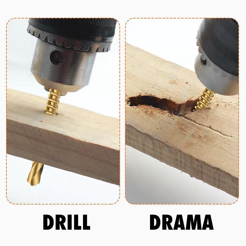 🔩Compra di più, risparmia di più✨ Set Punte Elicoidali in Titanio (6 PZ) – Alta resistenza, Per foratura precisa & Adatto per metalli duri ⚙️