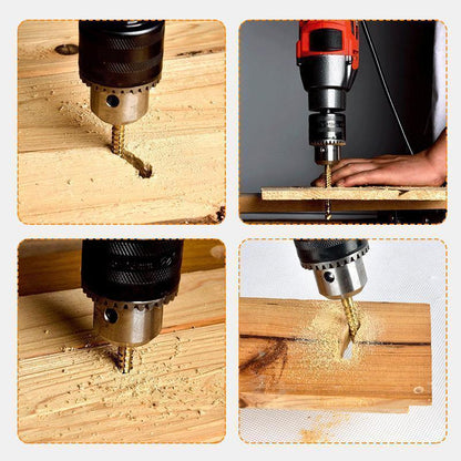🔩Compra di più, risparmia di più✨ Set Punte Elicoidali in Titanio (6 PZ) – Alta resistenza, Per foratura precisa & Adatto per metalli duri ⚙️
