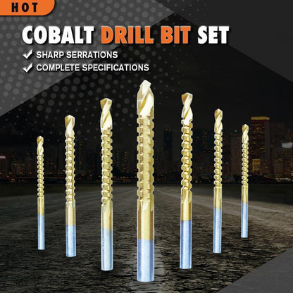 🔩Compra di più, risparmia di più✨ Set Punte Elicoidali in Titanio (6 PZ) – Alta resistenza, Per foratura precisa & Adatto per metalli duri ⚙️
